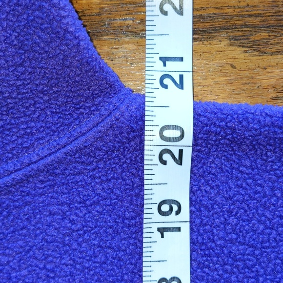 vintage Women's medium Minnesota Vikings fleece sweatshirt purple yellow stripes - Picture 11 of 11